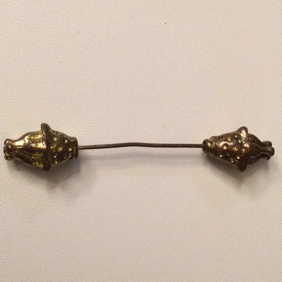 Vintage Boar Stickpin Tie Pin - Boar Heads - Picture 2 of 3
